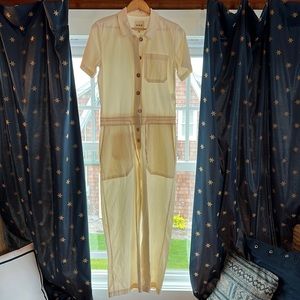 Sezane Cream Jumpsuit - worn once